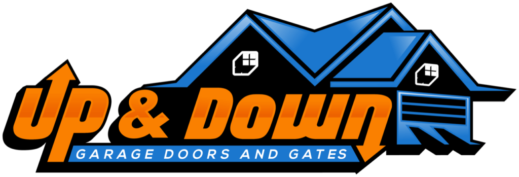 Up and Down Garage door and Gates logo