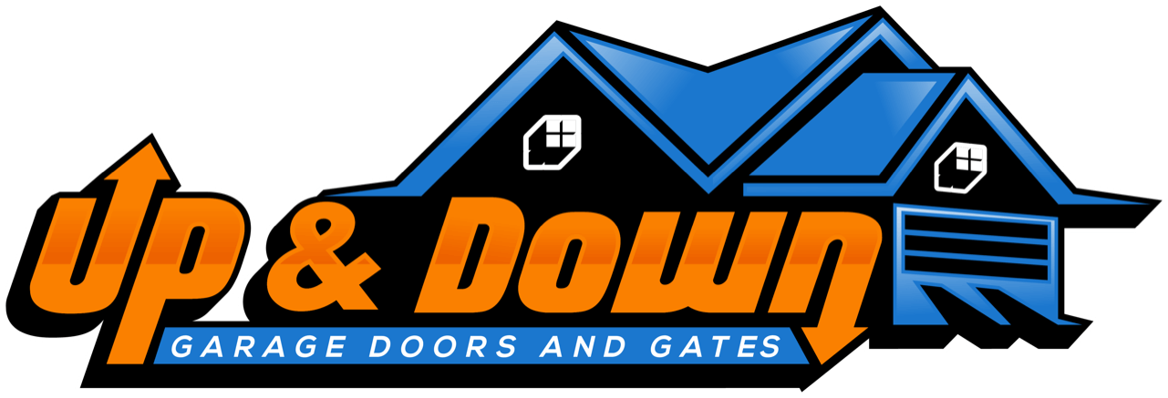 Up and Down Garage door and Gates logo