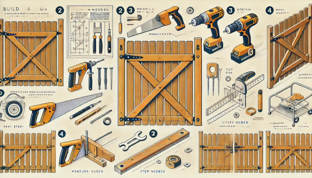 how to build a fence gate